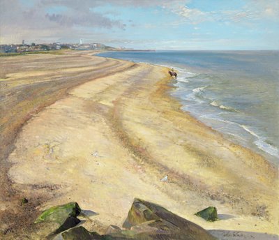 Beach Curve Towards Southwold by Timothy Easton